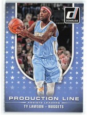 2014-15 Donruss Production Line Assists Ty Lawson Denver Nuggets #4