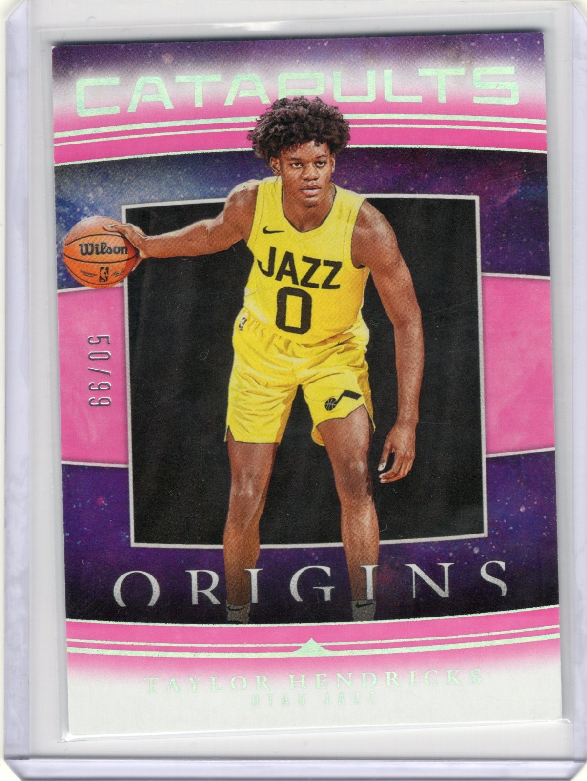 2023-24 Panini Origins - Catapults Pink #9 Taylor Hendricks /99 (RC)