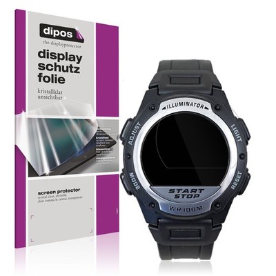 6x Schutzfolie klar für Casio W-756 Displayschutzfolie Folie Display Schutz
