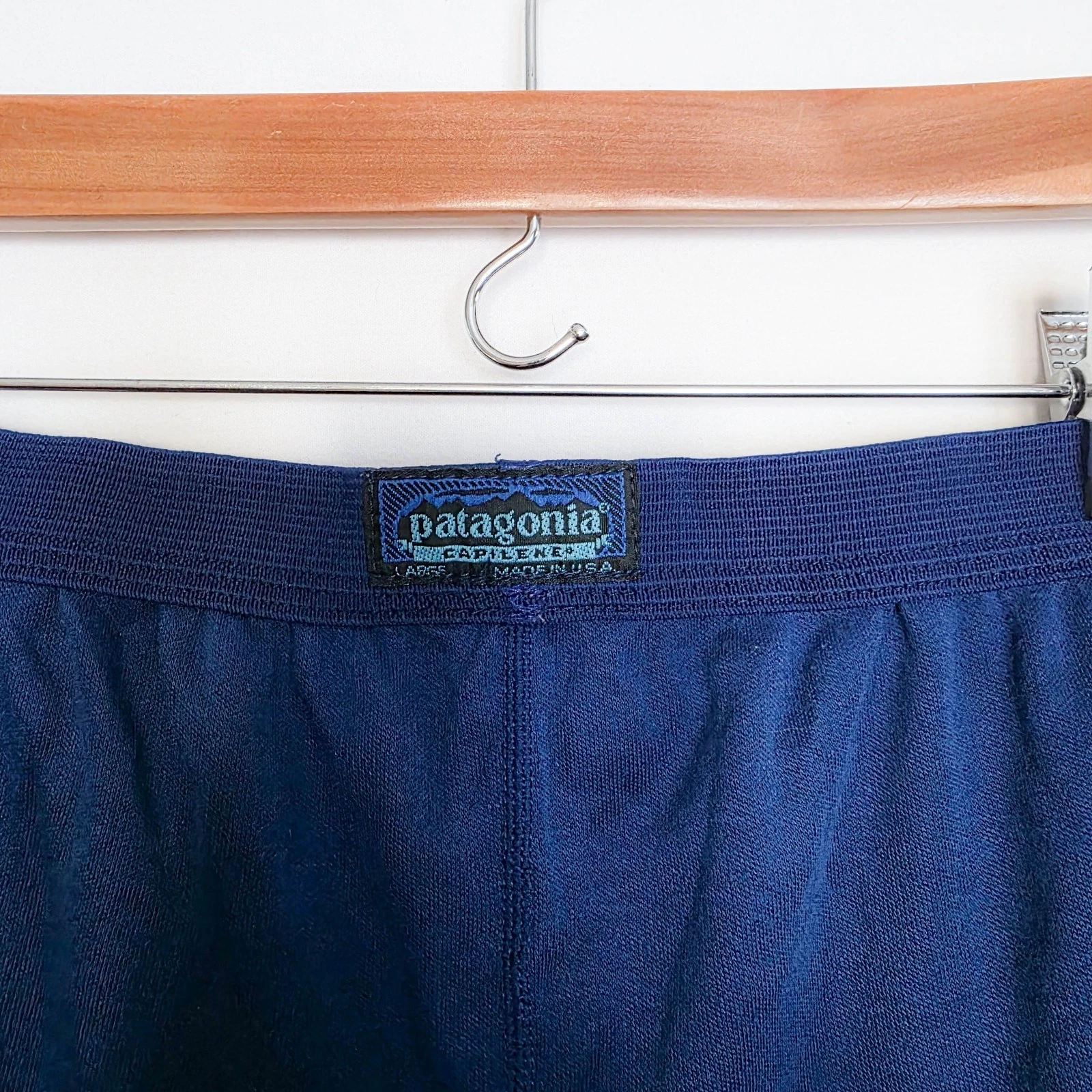VTG Patagonia Capilene Base Layer Bottoms Men’s L (S) Blue Thermal Made In USA