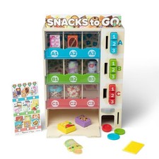Melissa Doug Sort, Stock, Select Wooden Vending Machine Play Set
