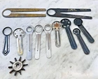 Vintage Timex Marlin Crystal Wrench Set & Pocket Watch Multi-Key