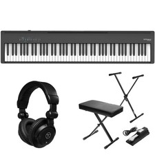 Roland FP-30X 88 Keys SuperNATURAL Portable Digital Piano, Black Bundle with TAP