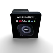 AI Box 3in-1 Wireless CarPlay Android Auto Adapter Video Box YouTube Netflix GPS