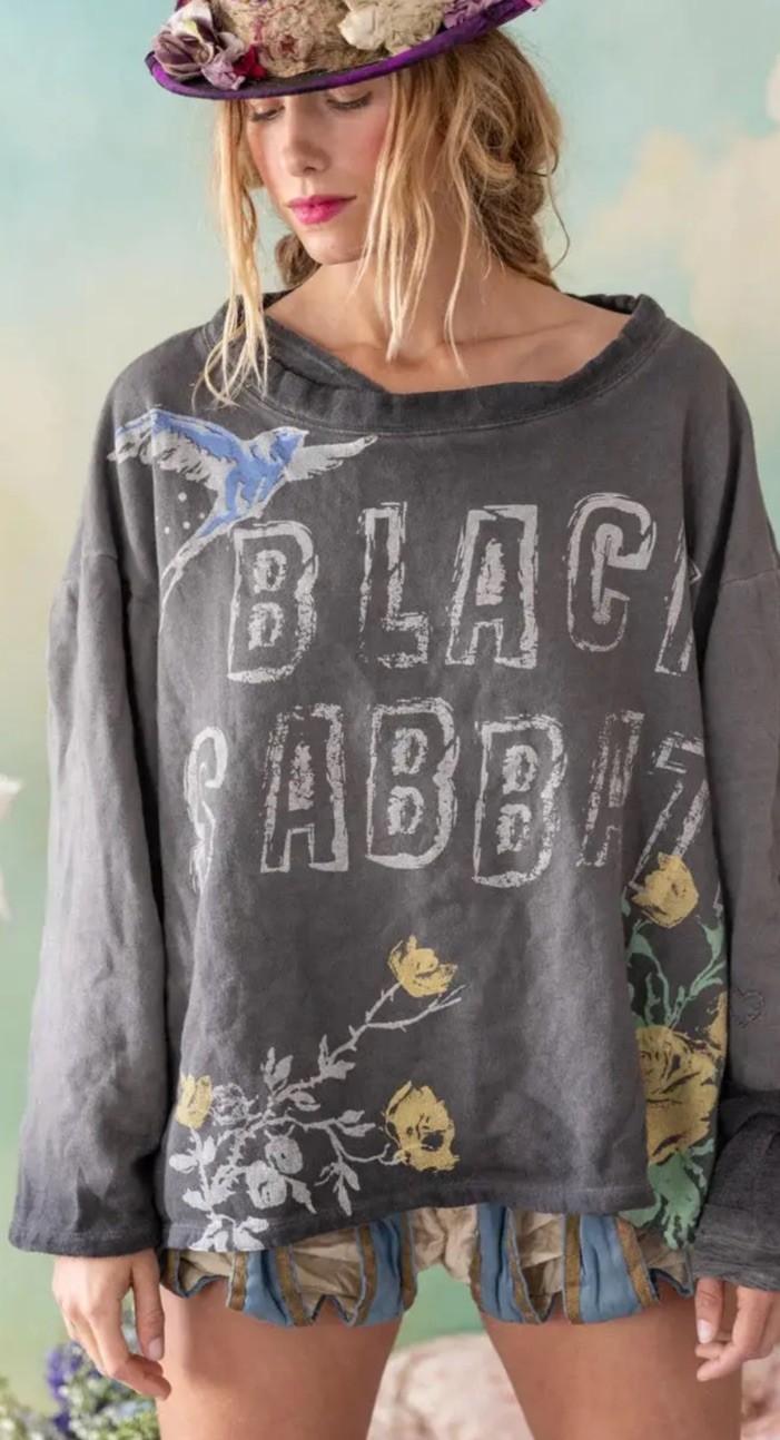 Magnolia Pearl💙RARE 💙Black Sabbath After Forever Hermosa Sweatshirt NWT image 2