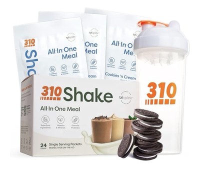 310 Nutrition   All-In-One Meal Replacement Shake Starter Kit Cookies & Cream