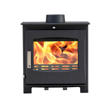 Wood Burning Log Burner Multifuel Stove 8kw Defra Eco Design Woolly Mammoth MK3