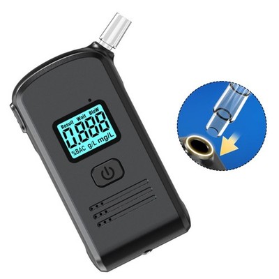 Tragbarer Alkoholtester mit Audio- und visuellen Warnungen für genaue Alkoholtests