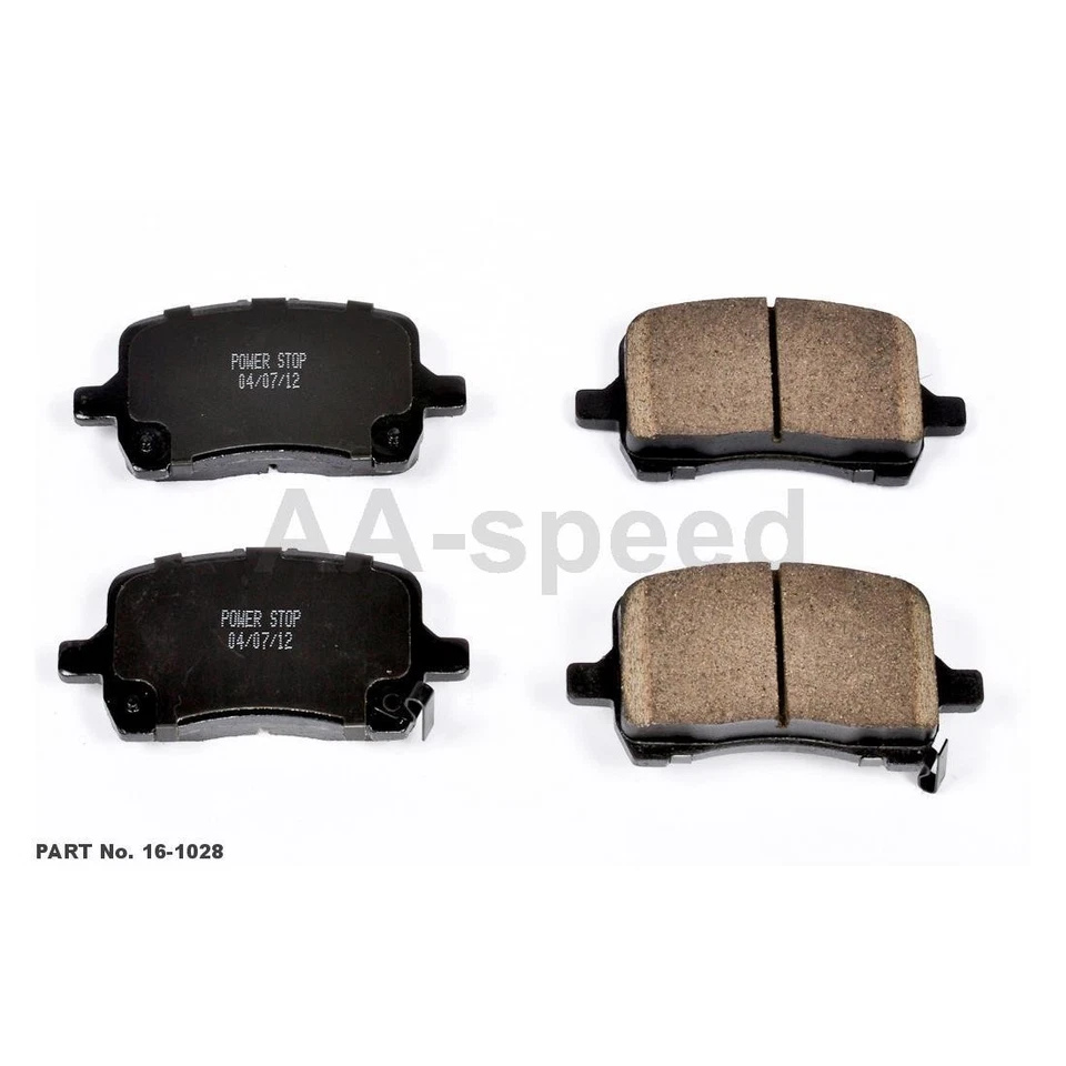 Pastillas de freno y rotores delanteros y traseros para Saturn Sky 2010 2009 2008 2007 Foto 2 de 4