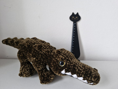 Krokodil Crocodile Gehäkelt Kuscheltier Plüschtier 