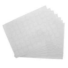 490 Pcs Transparent Double-sided Adhesive Particles Clear Round Stickers