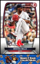 Brayan Bello 2023 Bowman #72 Boston Red Sox Rookie RC