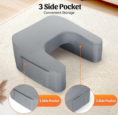 Multifunctional Reading Gaming Pillow Lap Desk with Side Pockets CoziBB CZ-GP01