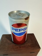 Vintage Pepsi Can Unopened Pop Baltimore Maryland 16 oz Can 10% Full, Has Rust