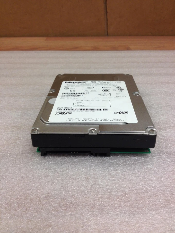 4x Maxtor Atlas 10K V Hard Drive 8J147s0248855 146 Gb SAS 3.5" Working - Image 2 of 4