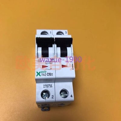 1pcs Used Mill circuit breaker FAZ-C10/2 *tn