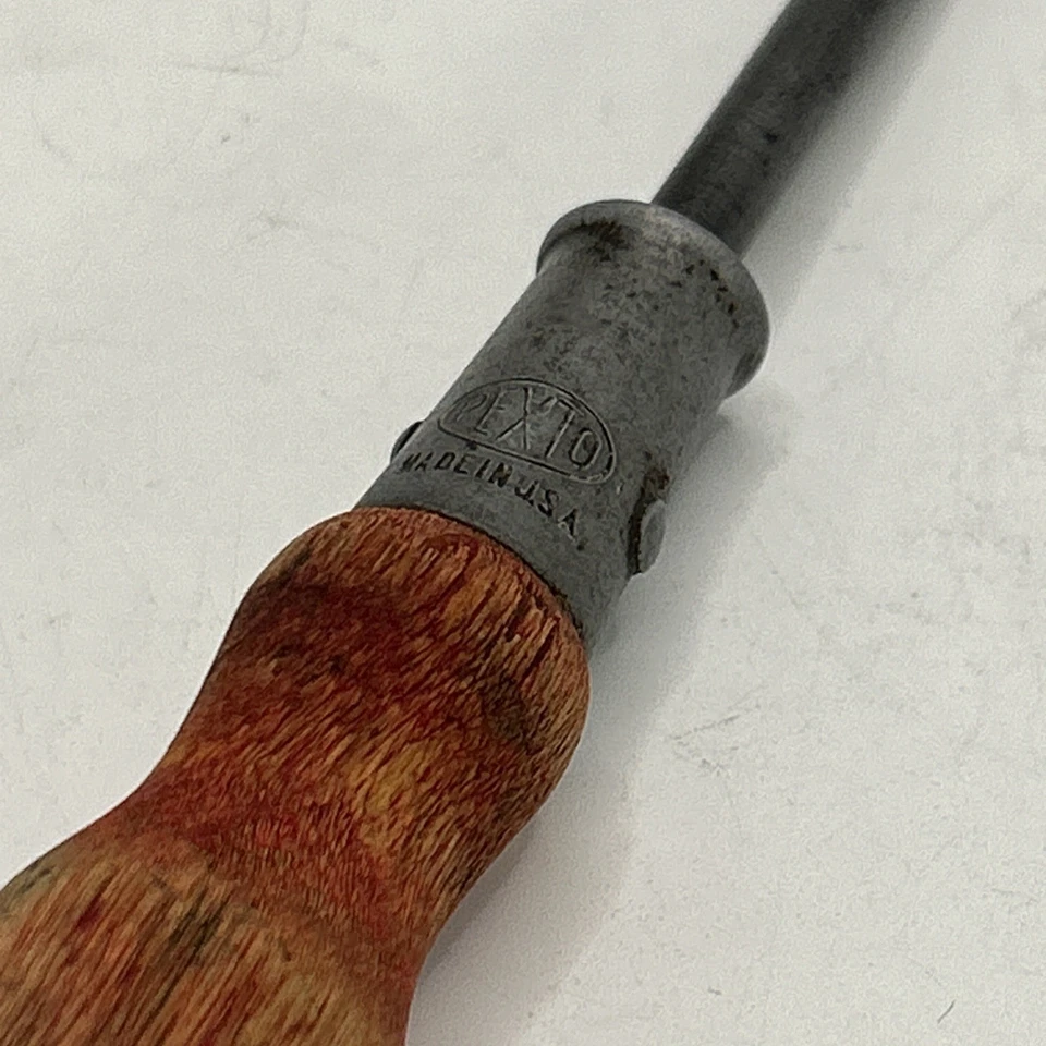 "Destornillador de hoja recta vintage Pexco de 10""" Foto 2 de 4