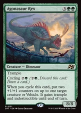 MTG Magic the Gathering Agonasaur Rex (151p/160) Aetherdrift Promos LP