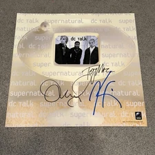 DC Talk AUTOGRAPH Signed ALL BAND 12x12 Promo Poster Flat RARE TobyMac Tait Max