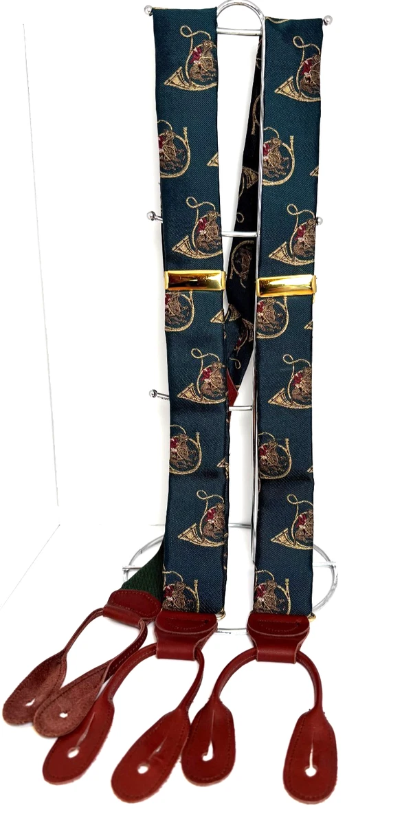 Polo Ralph Lauren 100% Silk Suspenders for Men for sale | eBay