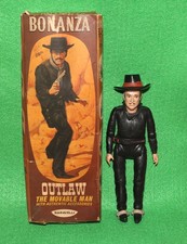 Bonanza 1966 8" Outlaw American Character Figure Adam Cartwright Palitoy Boxed