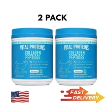 Vital Proteins Collagen Peptides Dietary Supplement Unflavored 20 OZ 2 PACK