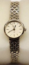 Women's Citizen Quart CQ Gold Tone 1100-113788 20mm Analog Watch New Battery