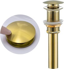 Pop Up Drain,Bathroom Sink Drain Stopper Bathroom Sink Without Overflow,Pop Up D