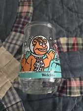  Welch's Jelly Glass Jar Vintage 1998 Muppets in Space # 3  Fozzie Bear