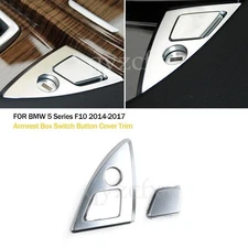 Armrest Box Switch Button Cover Trim For BMW 5 Series F10 2014- 2017 Accessories