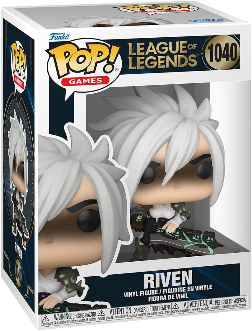 Juegos POP: LOL - Riven with Broken Blade - League of Legends - Vinilo Coleccionable