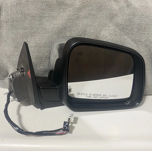 11-13  Durango Passenger Side Door Mirror Chrome Powered With Turn Signal Heated