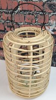 Laterne Windlicht ©Hbx Natural Holz 41Cm Wohndesign Teelicht Lampe Tischdeko
