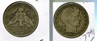 1913 S BARBER SILVER HALF DOLLAR VG 7791T