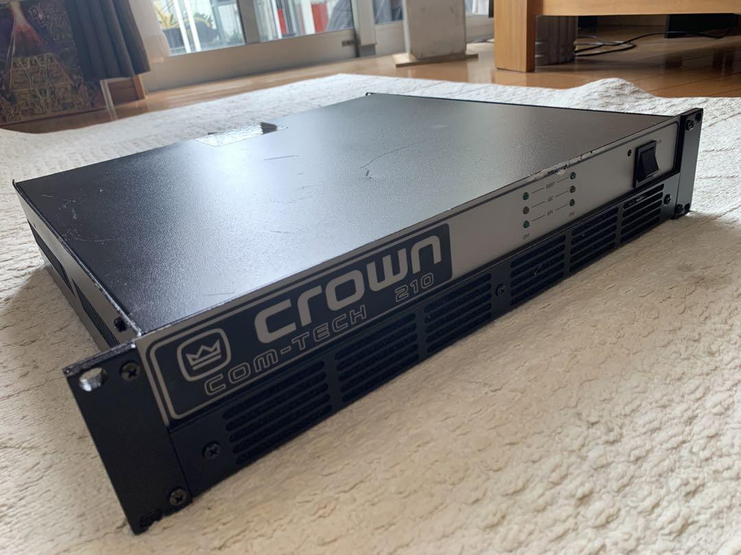 CROWN COM-TECH 210 パワーアンプ AMCRON Crown Com-Tech 210