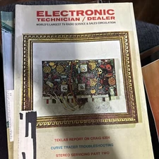 Electronic Technician/Dealer  April 1970 Teklab Curve Tracer Stereo Sevicing