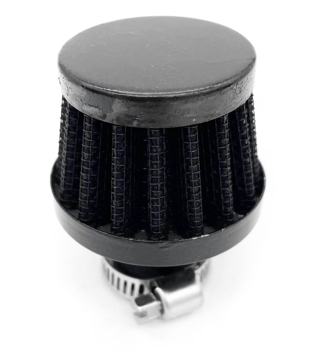 Black 9mm Mini Air Intake Crankcase Breather Filter Valve Cover Catch