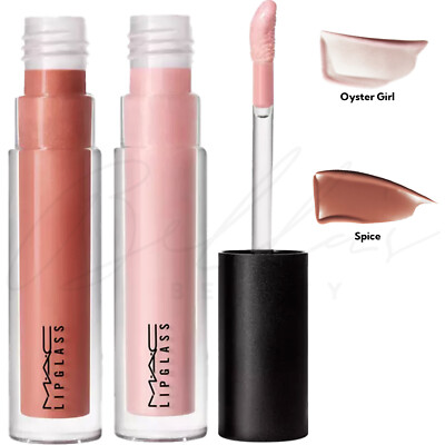 MAC Lipglass Lipgloss mit glasähnlichem Finish *Oyster Girl / Spice* *WÄHLEN*