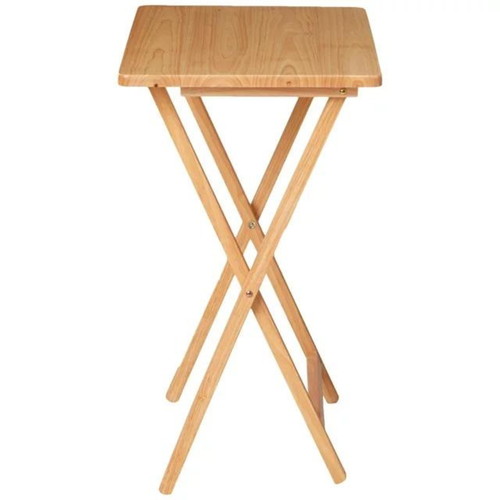 Mainstays-Folding TV Tray Table-Natural 19 x 15 x 26 Inch-Free And Fast Shipping - Picture 6 of 6