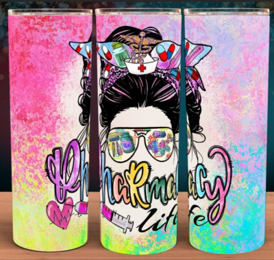 Pharmacy Life Pharmacist Cup  Mug Tumbler 20oz with lid and straw