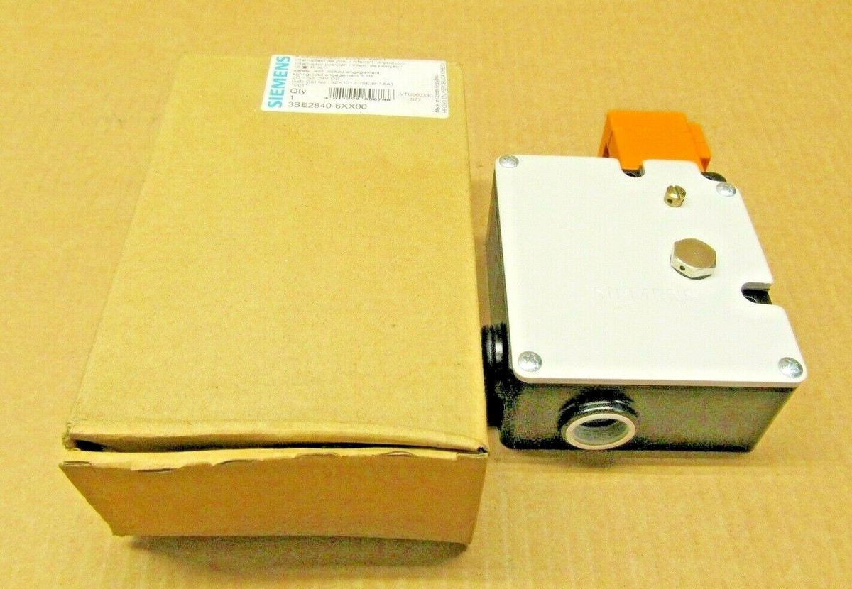 NEW SIEMENS 3SE2840-6XX00 SAFETY INTERLOCK POSITION SWITCH 24 VDC