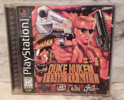 DUKE NUKEM: Time to Kill (Sony PlayStation 1, 1998) PS1 *Complete*  BLACK LABEL