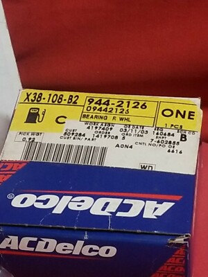 Genuine GM 9442126 Rear Axle Shaft Bearing Dk59047 for sale online 