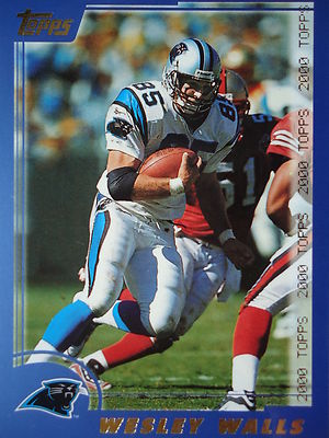 NFL 7 Wesley Walls Carolina Panthers Topps 2000