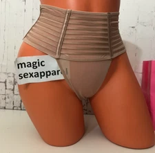 VICTORIAS SECRET LUXE XS S M L STRAPPY CAGED MESH HIGH WAIST PANTY STRETCHY