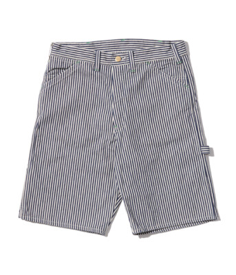 SUGAR CANE HICKORY STRIPE WORK SHORTS 11oz Lot No. SC51842 Made in
