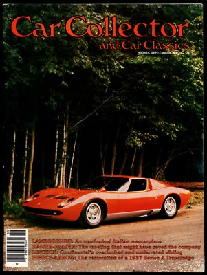 SEPTEMBER 1980 CAR COLLECTOR & CAR CLASSICS MAGAZINE, '69 LAMBORGHINI MIURA S