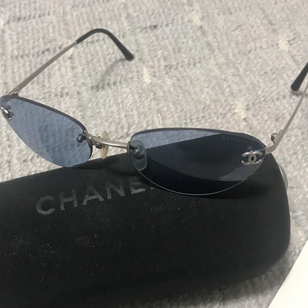 Chanel 4003 c.103/72 sunglasses rimless CoCo mark blue Chanel 4003 c.103/72 sunglasses rimless CoCo mark blue