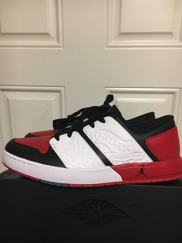 Nike Men's Jordan Nu Retro 1 Low DV5141-601 Varsity Red White Black Size 11 - Picture 6 of 11