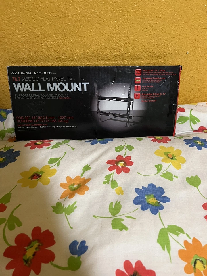 Level Mount DC400T 32" 至 55" 倾斜 中号 平板 电视 壁挂式 - 全新 — 第 2/4 张图片